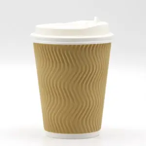 12 oz DW Embossed Ripple Karton Bardak