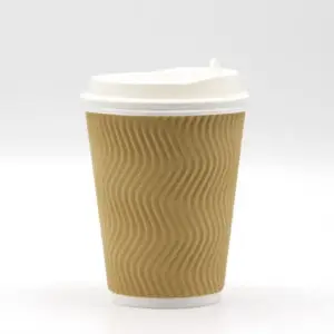 8 oz DW Embossed Ripple Karton Bardak
